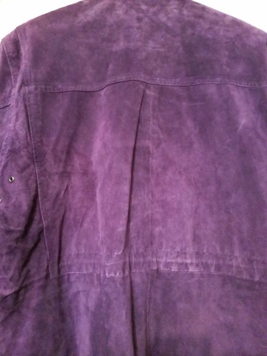 Новая кожаная замшевая зимняя куртка утеплитель размр50-52-54добротная