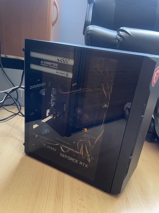 Komputer micro atx Ryzen 5 5600x rtx 3060ti 8gb ram 32gb (2x16)3200mhz