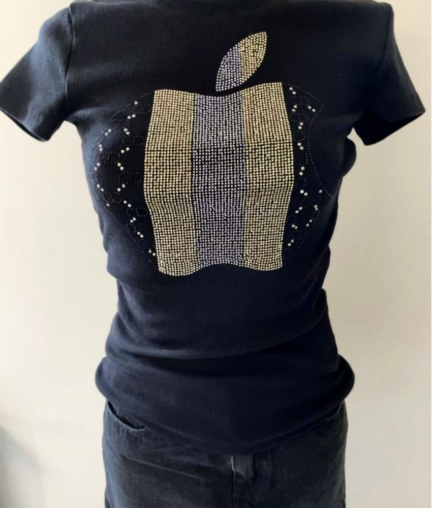 Tshirt koszulka bluzka Ala Philipp Plein cekiny Uni