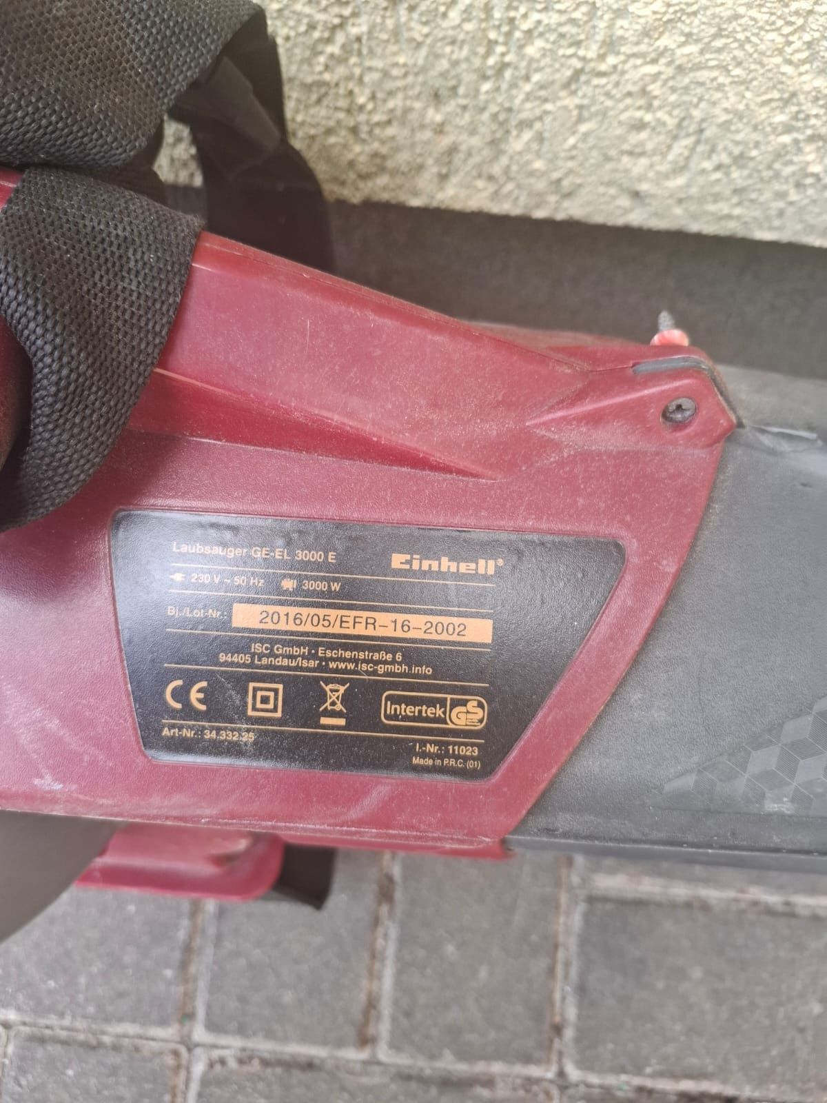 Sprzedam dmuchawę do liści elektryczna