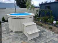 Balia kąpielowa, gorąca beczka, wkład polipropylenowy 180 cm, hot tub