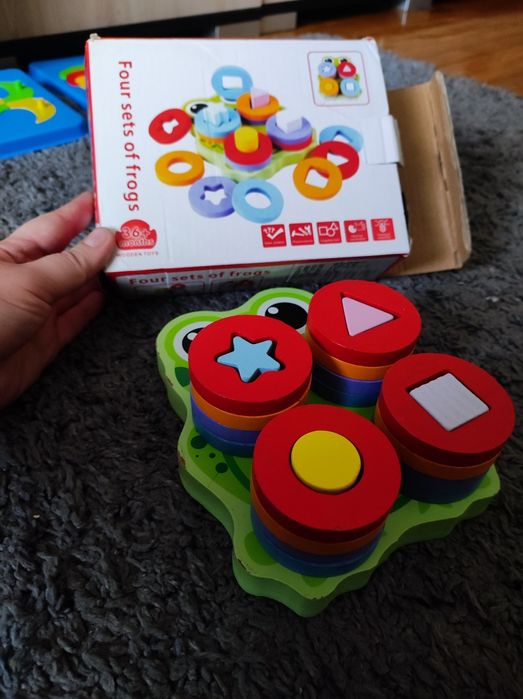 Эко Игрушки деревянные развивашки / іграшки розвиваючі Шнуровка Сортер