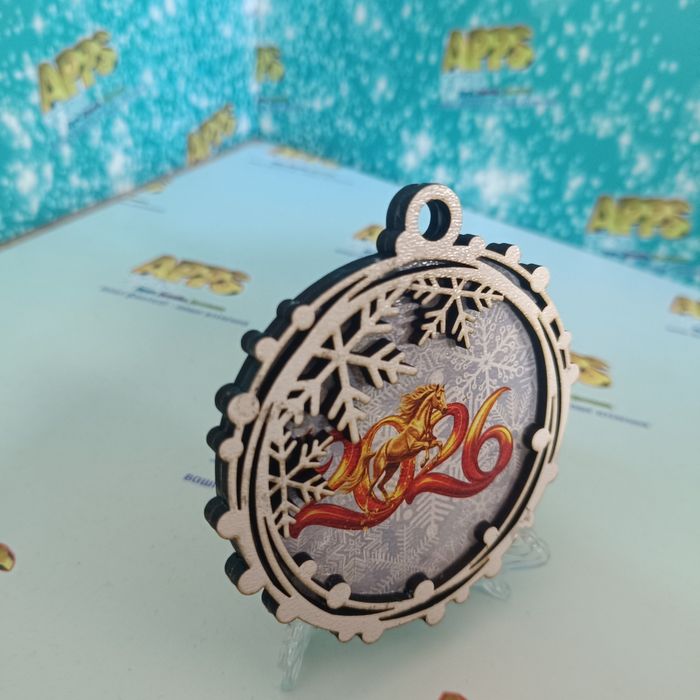 Набір. Новорічна кулька прикраса з Фото