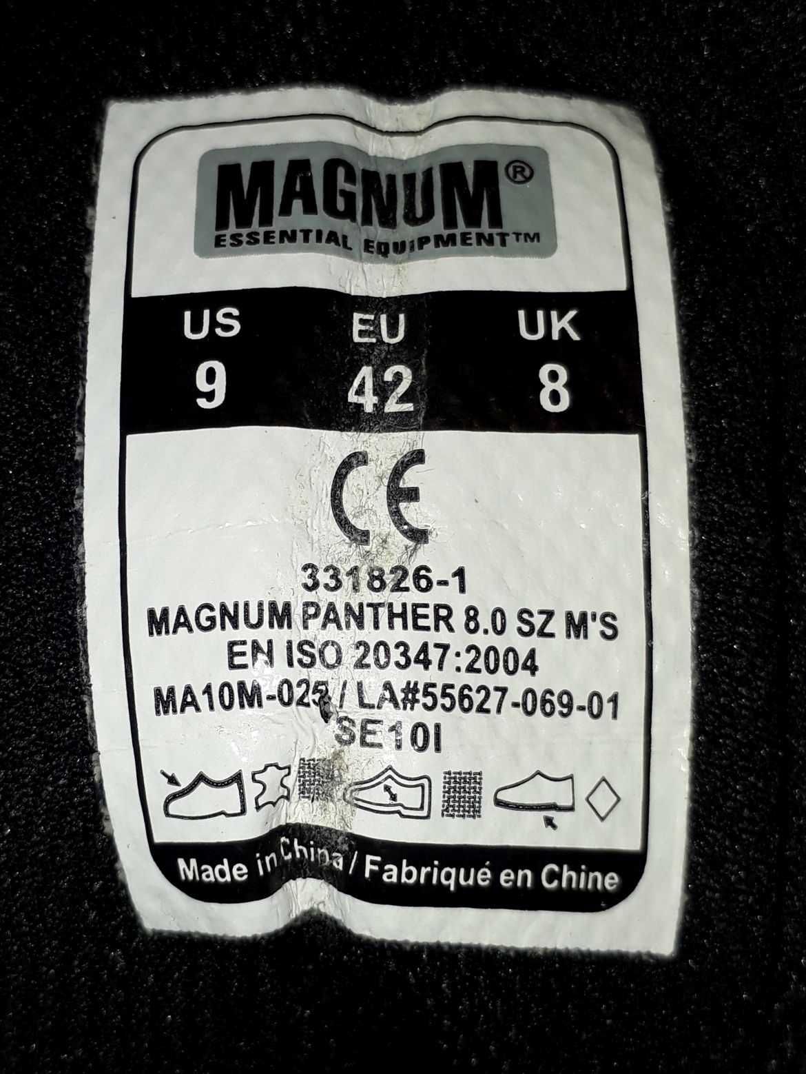 Тактические берцы Magnum Panther 42/27см кожаные на молнии