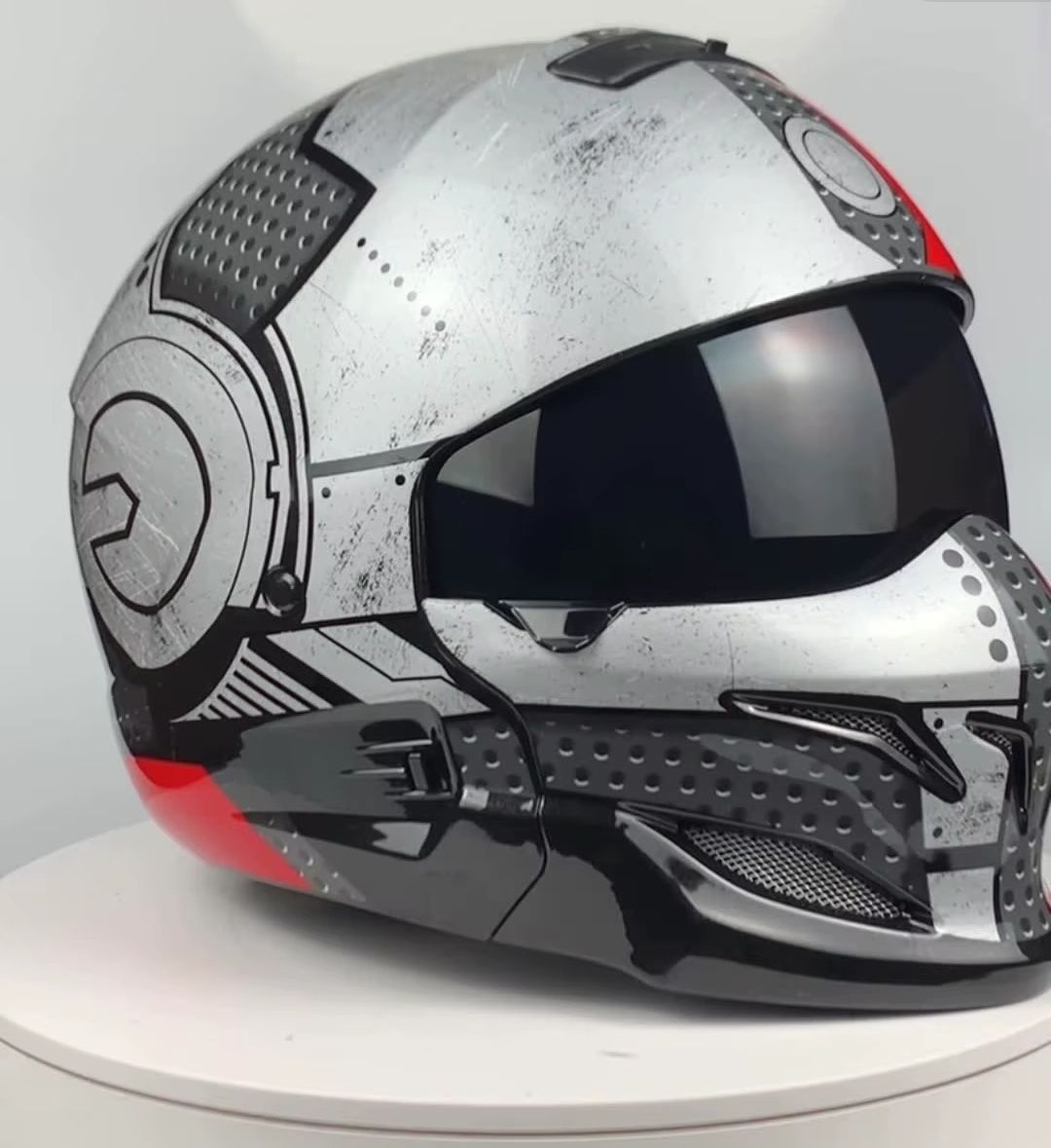 Capacete estilo Scorpion espacial astronauta lunar