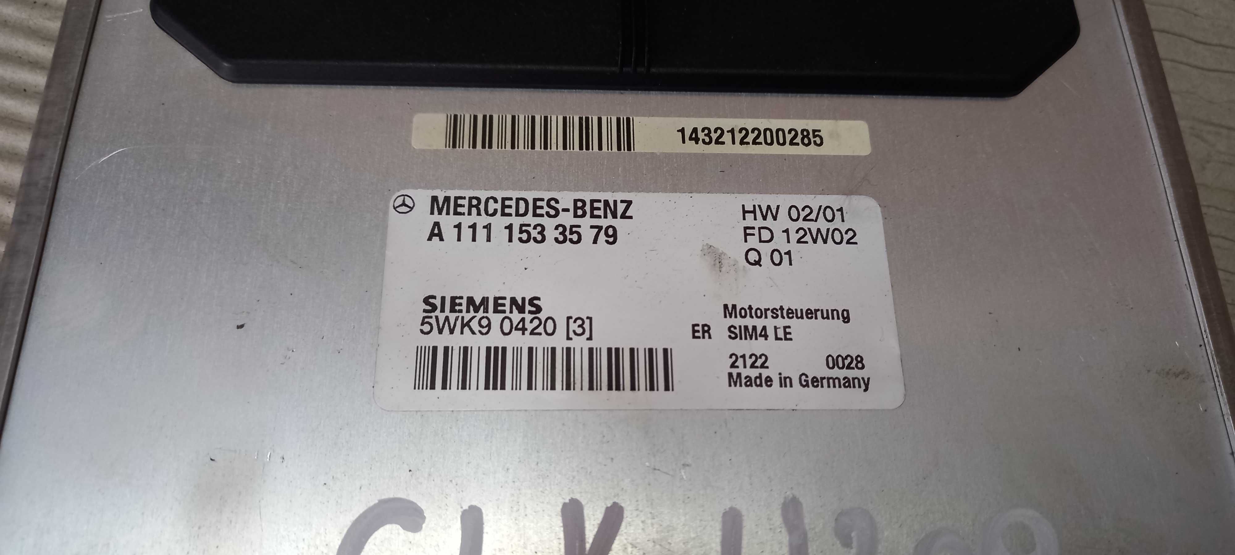 Komputer Mercedes CLK W208 Kompressor -3579