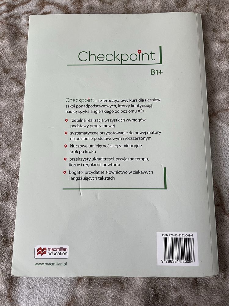 Podręcznik Checkpoint B1+