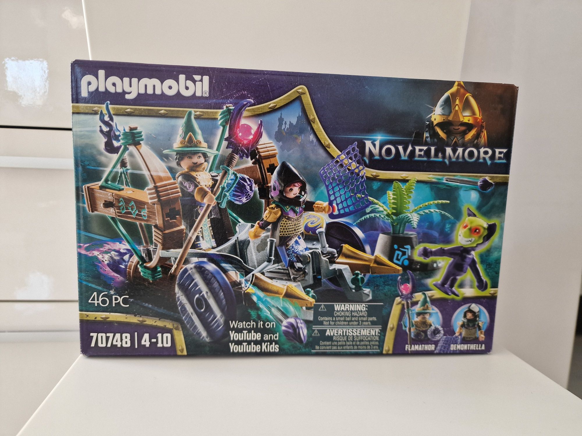 Playmobil Novelmore  pojazd do łapania duchów Flamathor Demonthella
