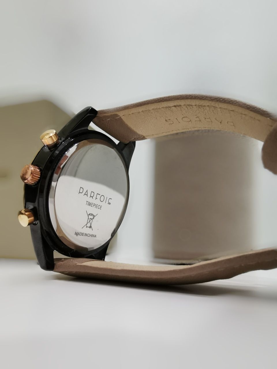 Zegarek PARFOIS nude beige