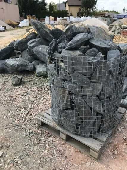 ŁUPEK FILITOWY - Czarny Kamień Akwarium Terrarium Ogrodu Skałka Filit