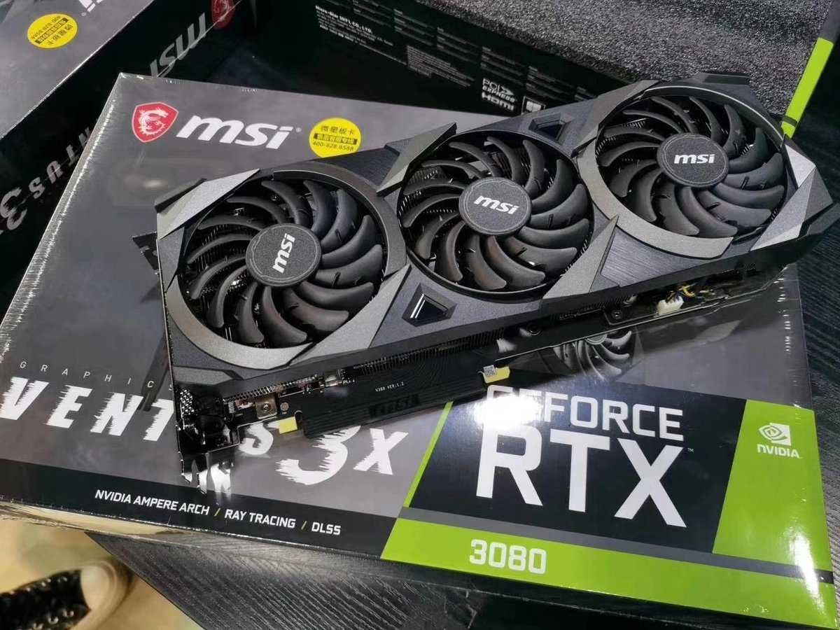 Видеокарта Msi Ventus 3X 3080 10gb