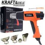 KRAFT&DELE Opalarka Spawarka Zgrzewarka Plastiku 2000w Dysze KD3027