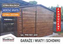 Garaż Blaszany - Domek Narzędziowy  -Schowek - Blaszak  - Maj-Blach