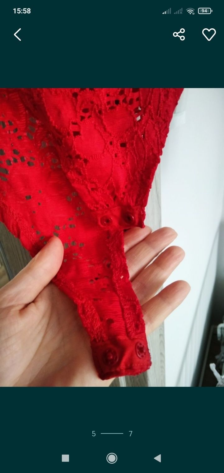 Sexy czerwone body