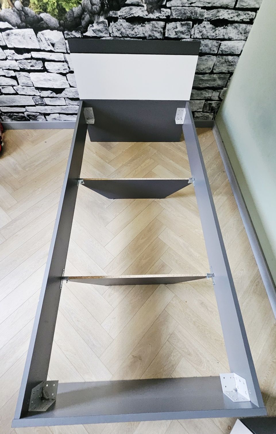 Łóżko z ramą i materac ikea matrand 90x200cm