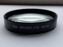 Zestaw soczewek +4, +10 macro Digital King,Fox srednica 62mm