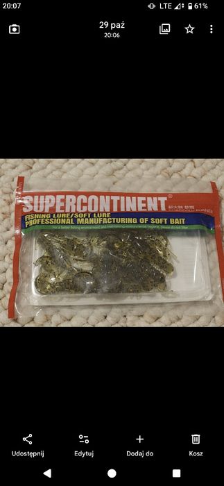 Wędkarstwo przynęty gumowe na spinning (10 szt.) – 6.5 cm, 1.4g