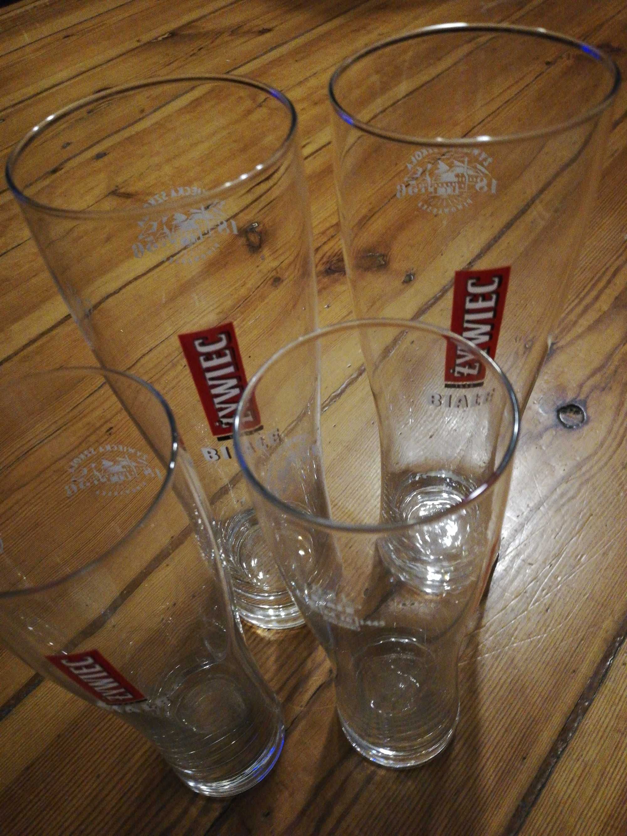 Szklanki do piwa z logo Żywiec Bialy  0.3l, sprzedam.