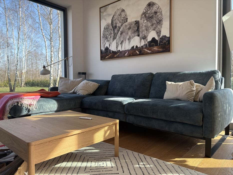 Narożnik rozkladany  szezlag i siedzisko z funkcja relaks