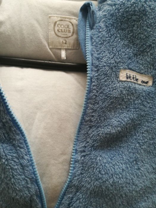 Cieplejszy kombinezonik Pajacyk.COLL CLUB Smyk. Rozm.62