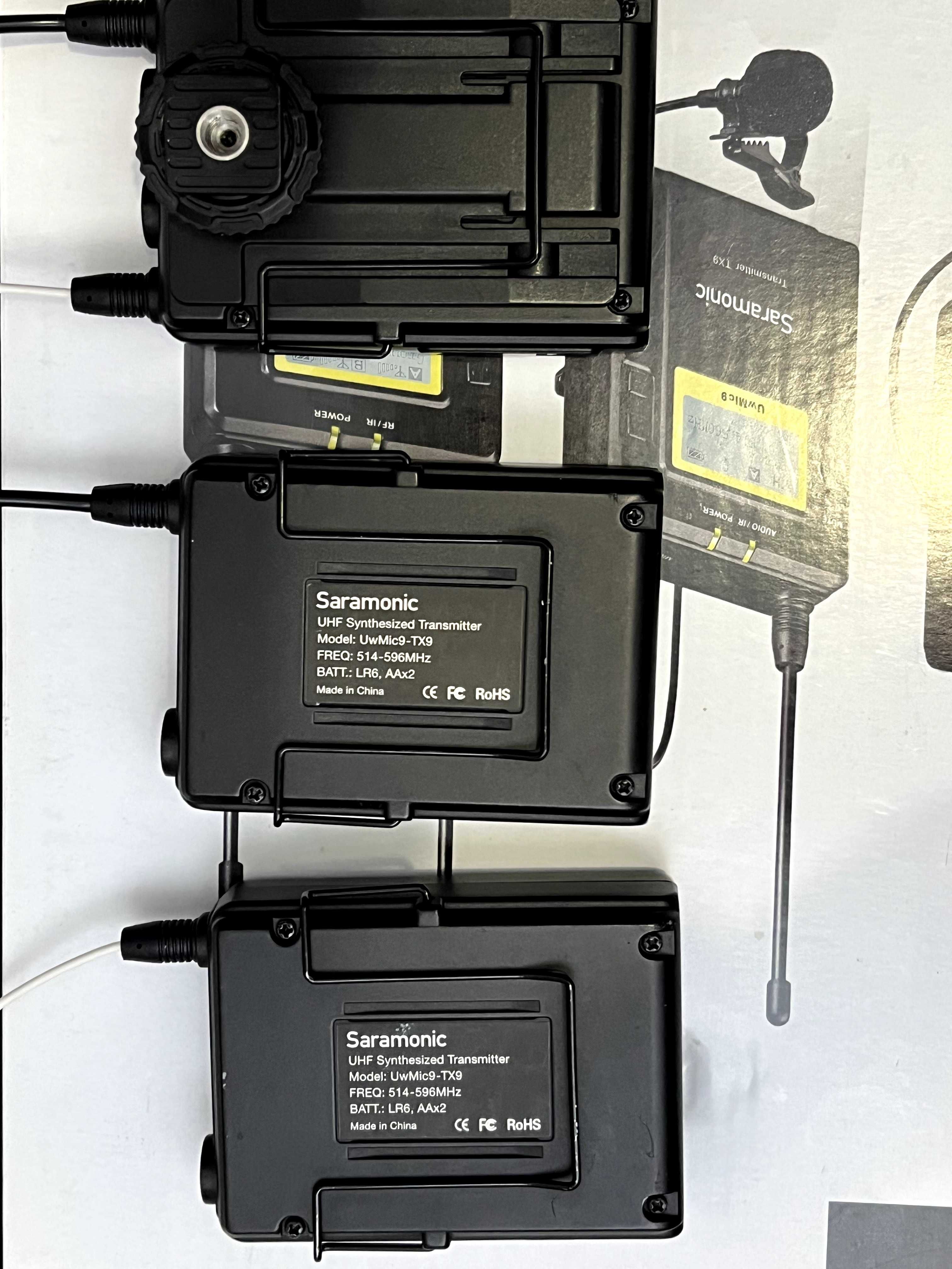 Мікрофонна радіосистема Saramonic UwMIC9 (2 передавача,1 приймач)