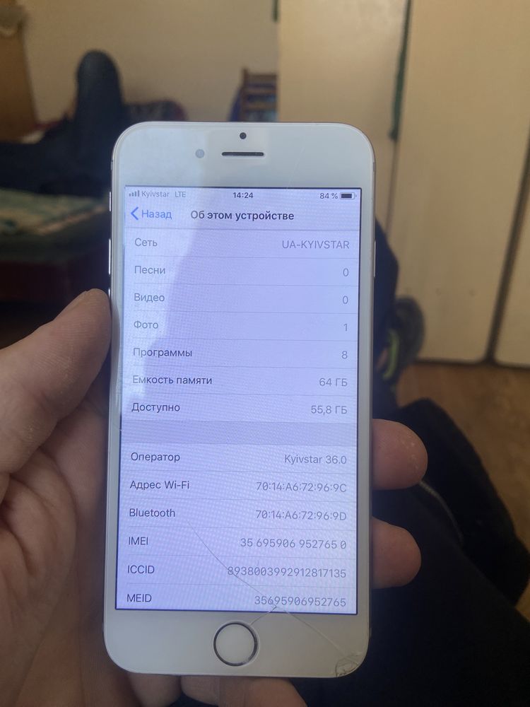 Айфон 6 в рабочем состоянии