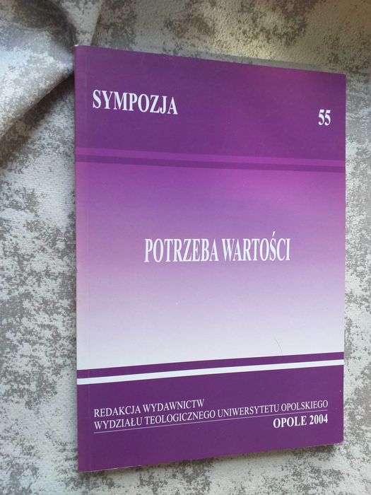 Potrzeba wartości, Sympozja, Nossol