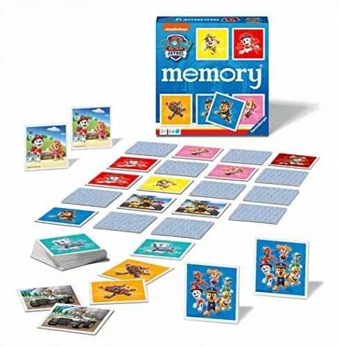 Gra pamięciowa MEMORY MEMO PSI PATROL Game Paw Ravensburger C478