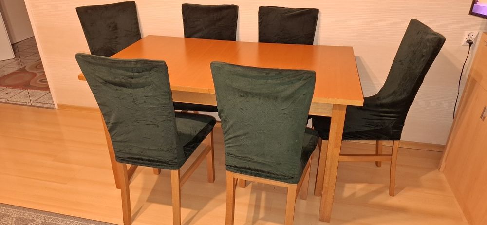 Sprzedam stół rozkładany + 6 krzeseł
