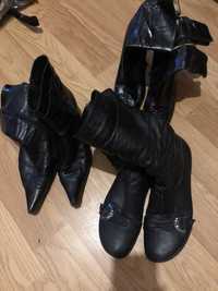 Обувь зимняя сапоги ботинки полусапожки 38-39р