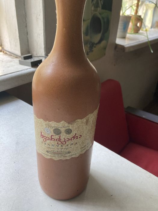 Пляшка керамічна як ваза