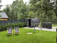Domek do wynajęcia zalew Ostrowy balia sauna cisza Dom na krańcu lasu
