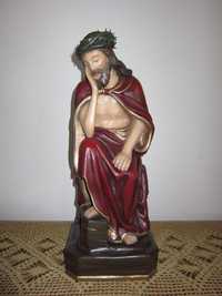 Rzeźba drewniana Jezus Frasobliwy