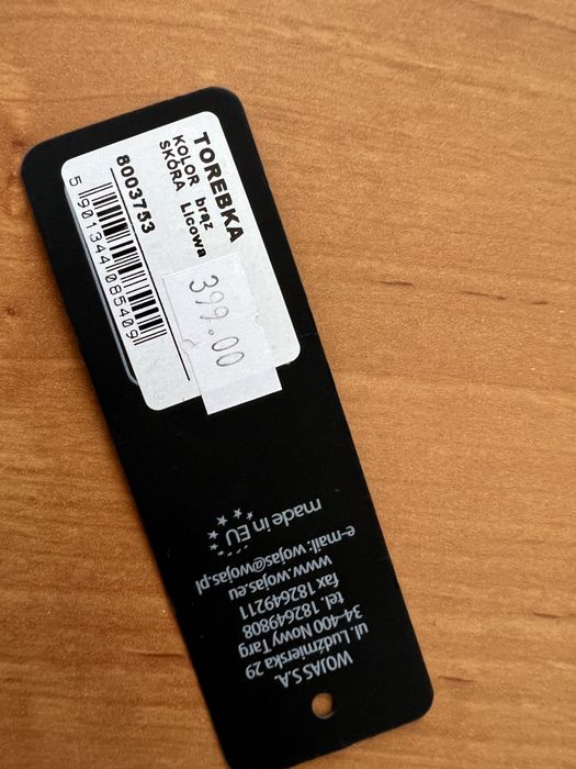 Skórzana torebka damska Wojas