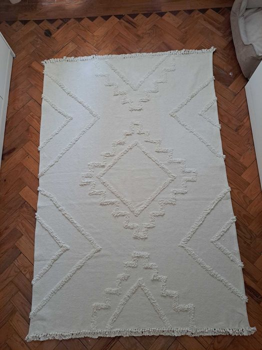 Tapete 100% algodão 170cm x 120cm