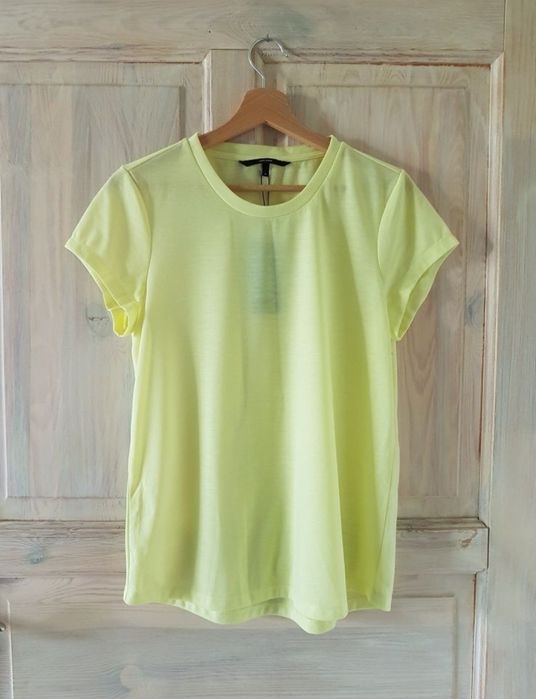Zestaw żółty t-shirt Vero Moda, miodowa bluzka Name It chlopiec r 56