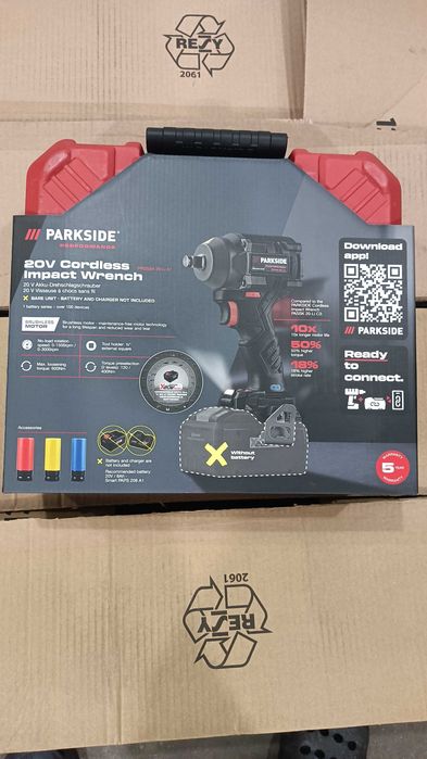 NOWY GWARANCJA FV Akumulatorowy klucz udarowy 20 V PPDSSA A1 600 Nm