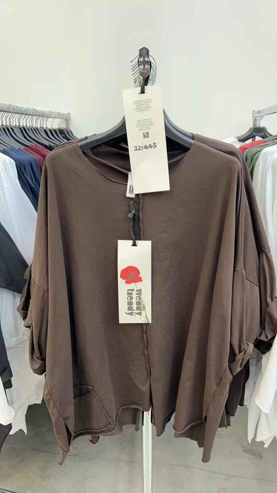 Bluzka damska Wendy trendy bawełniana kieszonka dół