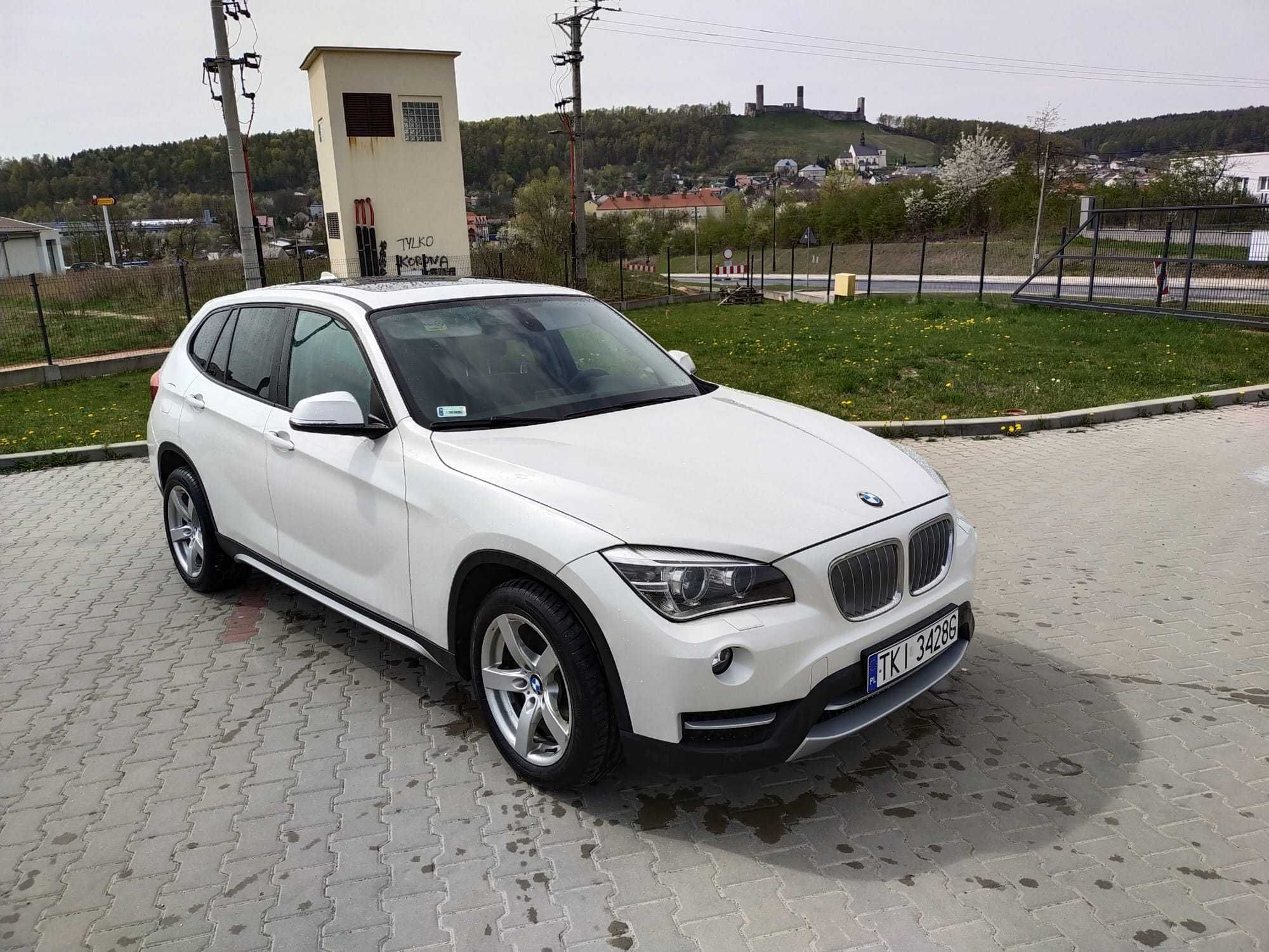 BMW X1, 2013, bixenon, panorama dach, biała perła