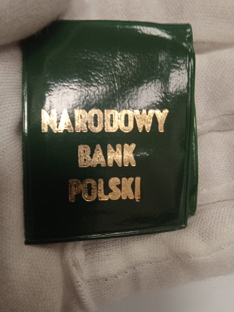 PRL 10 złotych 1966r - mała kolumna +oryginalny holder NBP