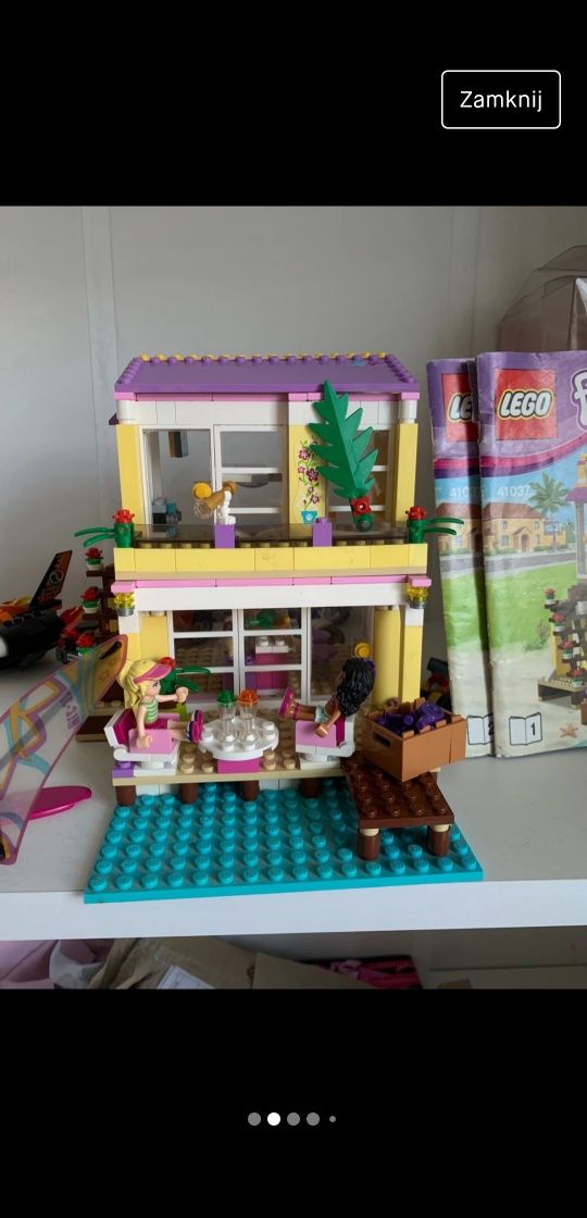 zestaw lego friends 41037 domek letniskowy