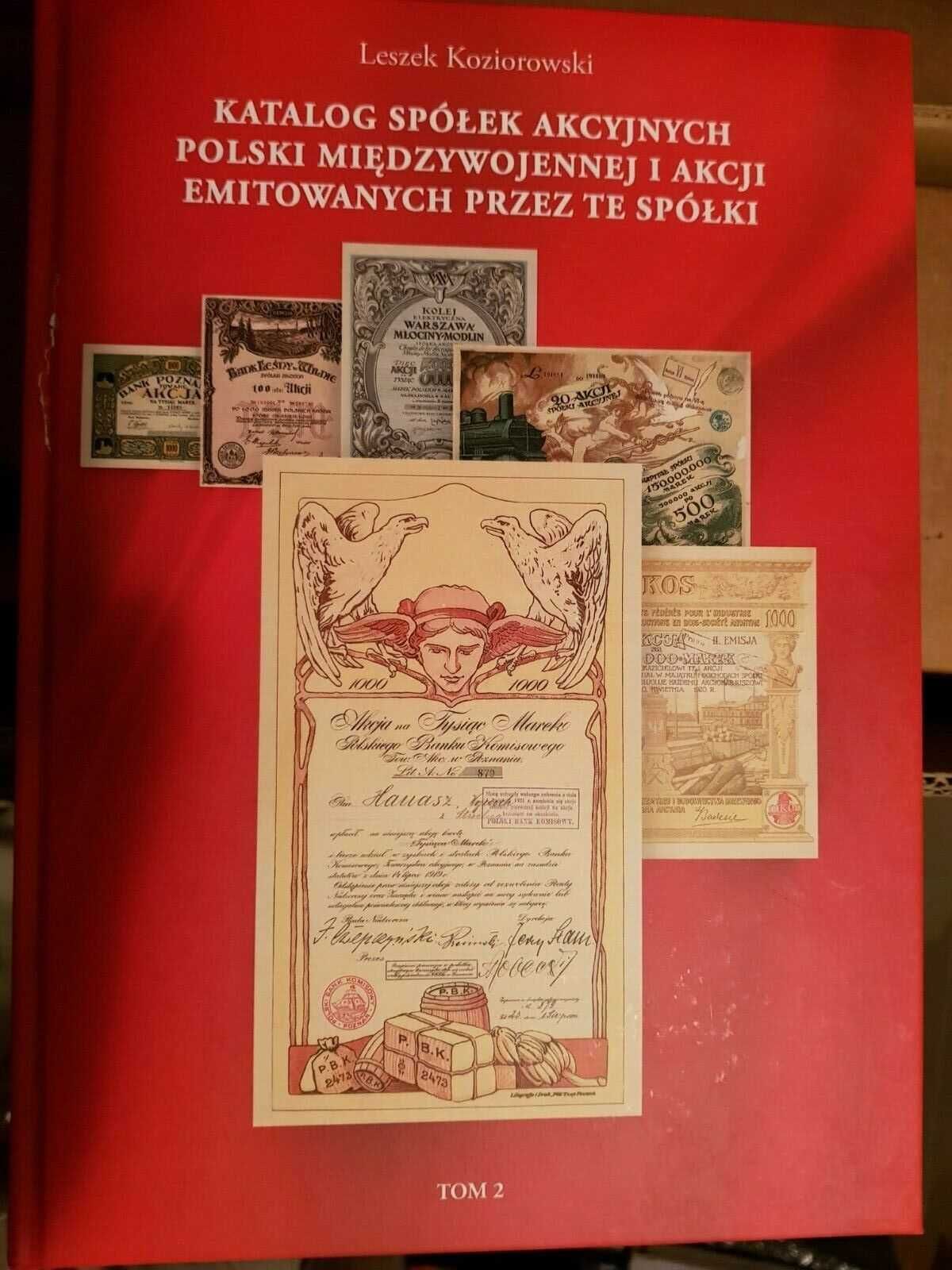 Katalog polskich spółek akcyjnych Koziorowski OSTATNIE SZTUKI !!!