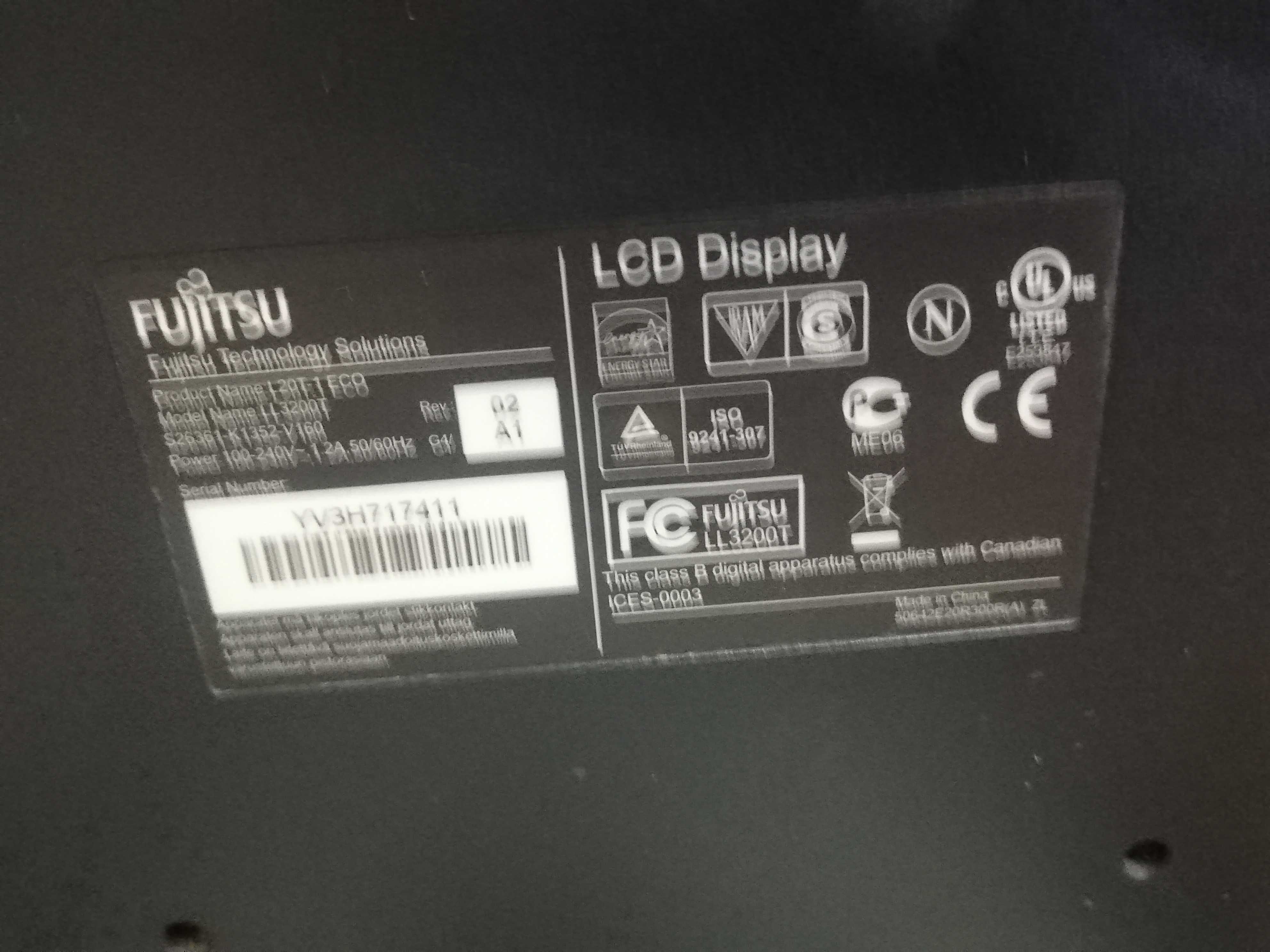 Продам монітор Fujitsu L20T-1 ECO монитор