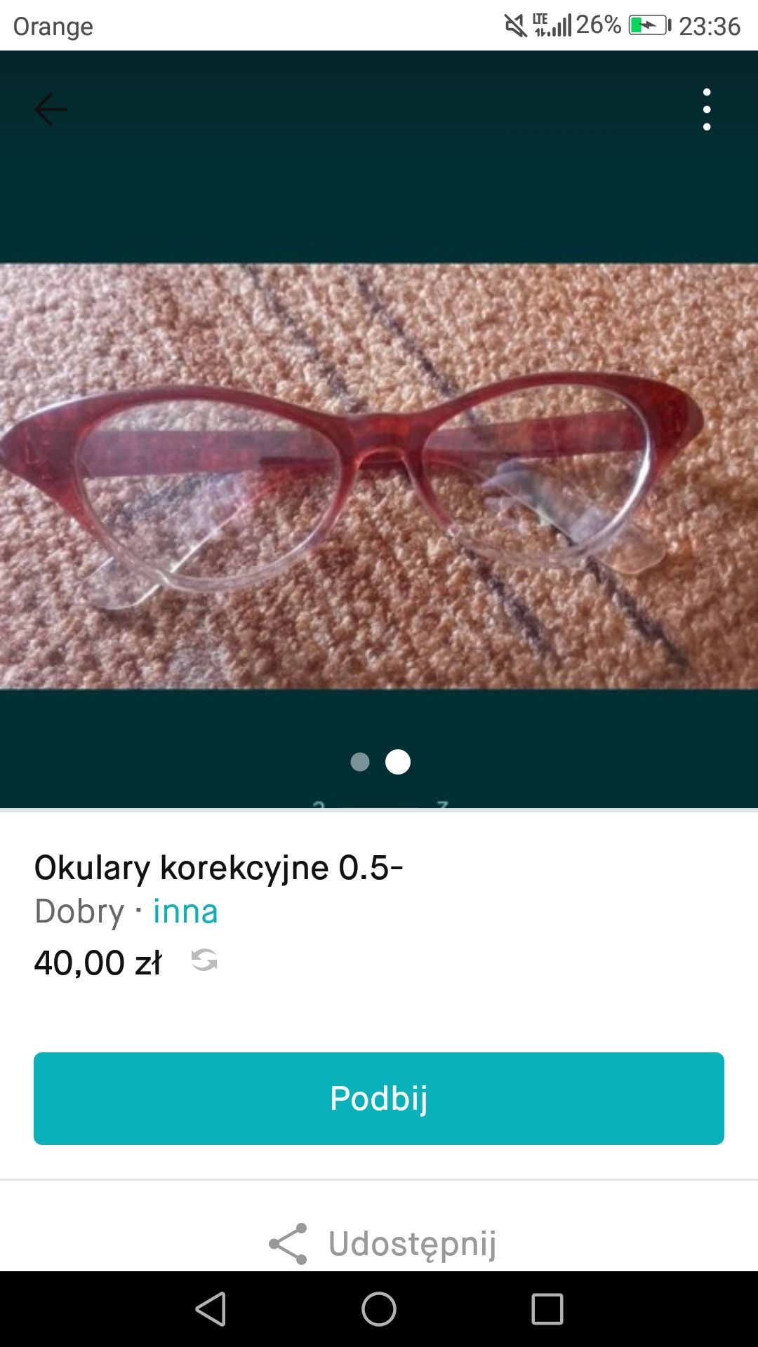 Okulary korekcyjne -0.5