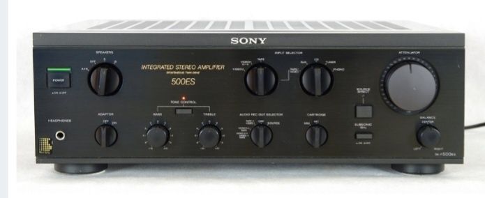 Sony TA F 500 ES ESPRIT Audiofilski wzmacniacz Japan 2x80W 8ohm