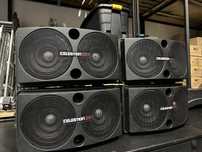 4 colunas Celestion SR1 MK2 c/ processador