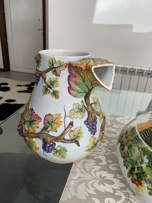 Bilha parra pintada á mao