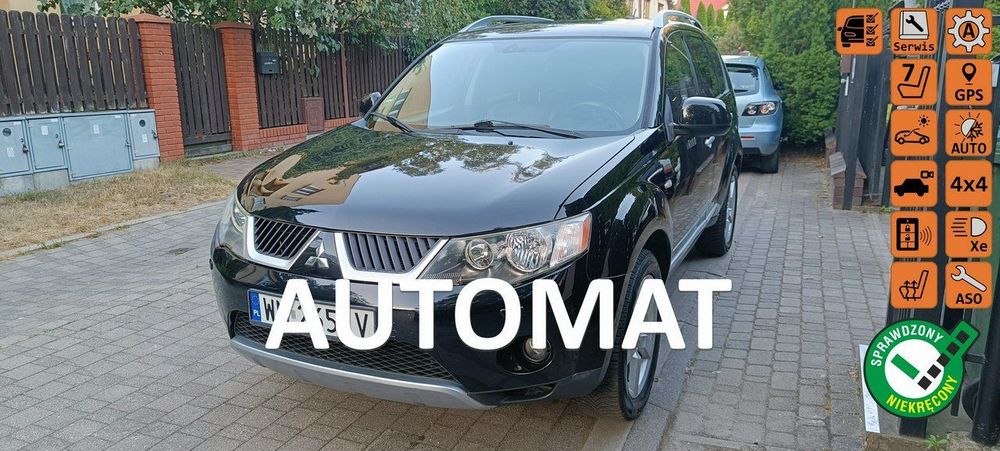 Mitsubishi Outlander 2.4 MIVEC Instyle ,4WD, 170KM, automat, kamera cofania,skóra, 7-osob.