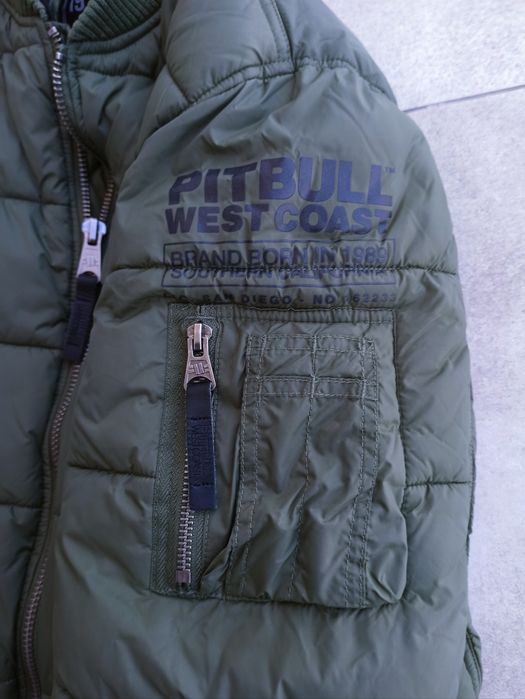 Pitbull oryginalna kurtka bomberka khaki rozmiar S, M