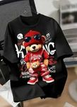 Koszulka t-shirt z nadrukiem misia 3d
